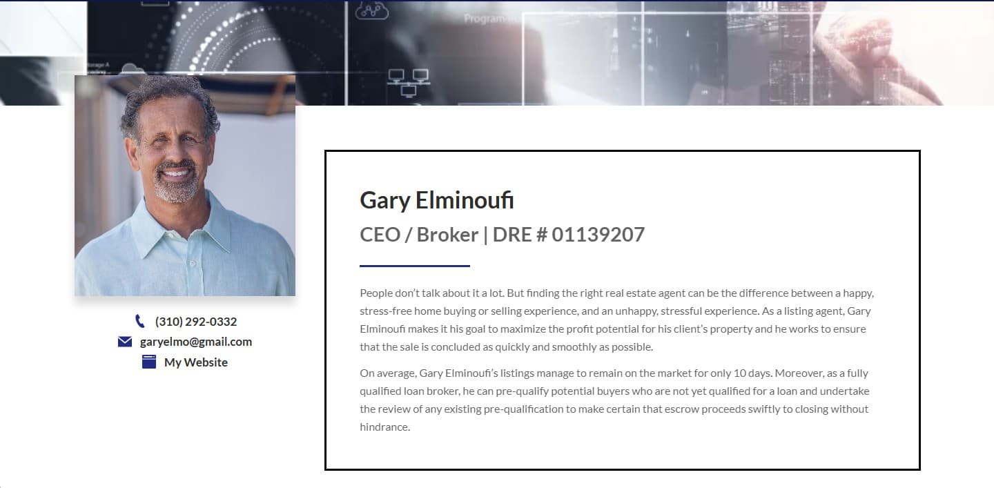 After: Sold data, maps, testimonials & CTAs